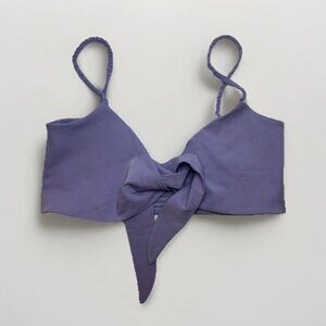 Excellent Condition Womens Lilac Le Lis Adjustable Front Tie Wrap Top Size Large